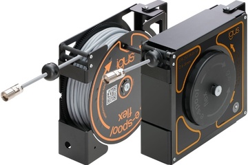 e-spool® flex - uninterrupted panel feed | with housing | Extension length 5-15m