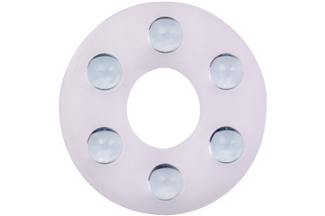 xiros® thrust washer, xirodur B180, balls made of glass, mm