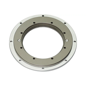 iglidur® slewing ring, PRT-04, inner drive ring made of aluminium, aluminium housing, sliding elements made of iglidur® J
