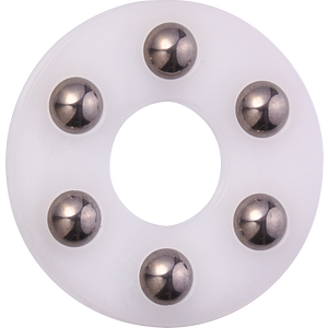 xiros® axial washer, xirodur® B180, stainless steel balls