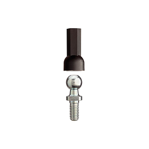 In-line ball and socket joint, AGRM / AGLM LC, with steel pin, igubal®