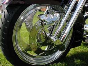 Frontgaffel til motorcykel