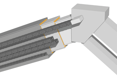 Smørefrit leje med iglidur®-stangmateriale