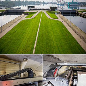 Skibsfartssluse, Wilhelmshaven, Tyskland