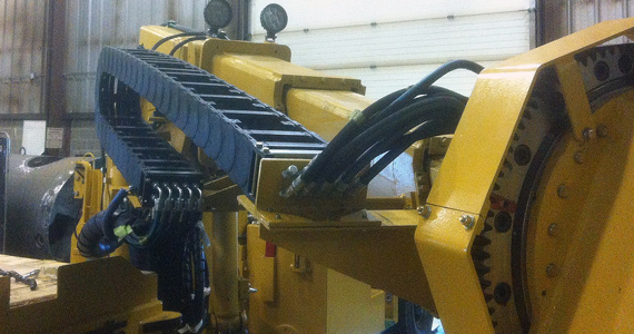 Arbejdsplatform for tunnellering