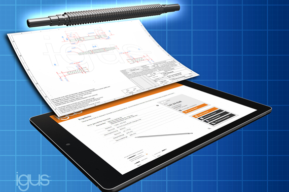 drylin føringsskrue konfigurator