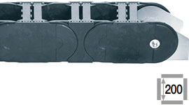 E-Kæder med tværstivere ved hvert led