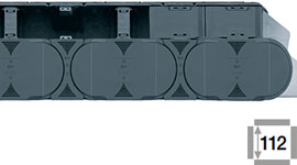 E-Kæder med tværstivere ved hvert led