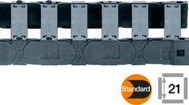 E-Kæder med tværstivere ved hvert led