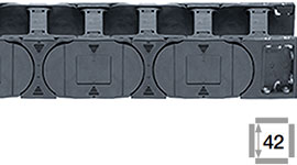 E-Kæder med tværstivere ved hvert led