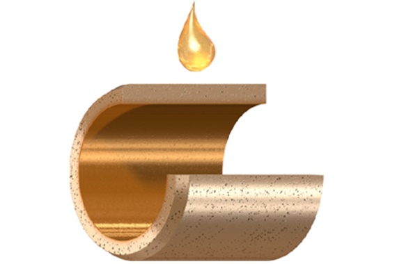 Strukturen af sintrede bøsninger