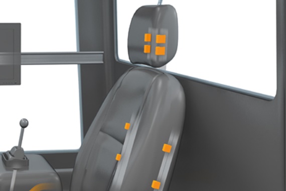 drylin lineærføringer for ergonomisk justerbare førersæder
