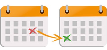 Udsæt leveringsdatoen