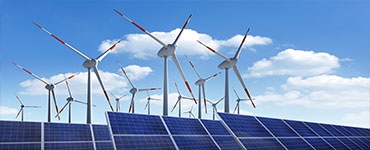 Vedvarende energier sol og vind