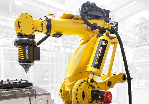 Friction stir welding with Fanuc