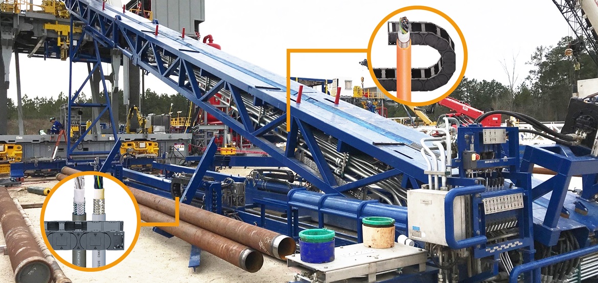 Catwalk med igus produkter